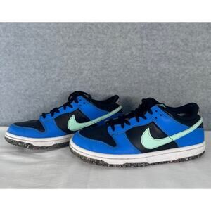 Nike Dunk Low SE GS Kids 5Y Crater Black Photo Blue Mint Green DR0165-001 Skate